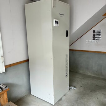 パナソニック角型給湯専用電気温水器460Ｌへ交換リフォーム施工事例！江別市戸建